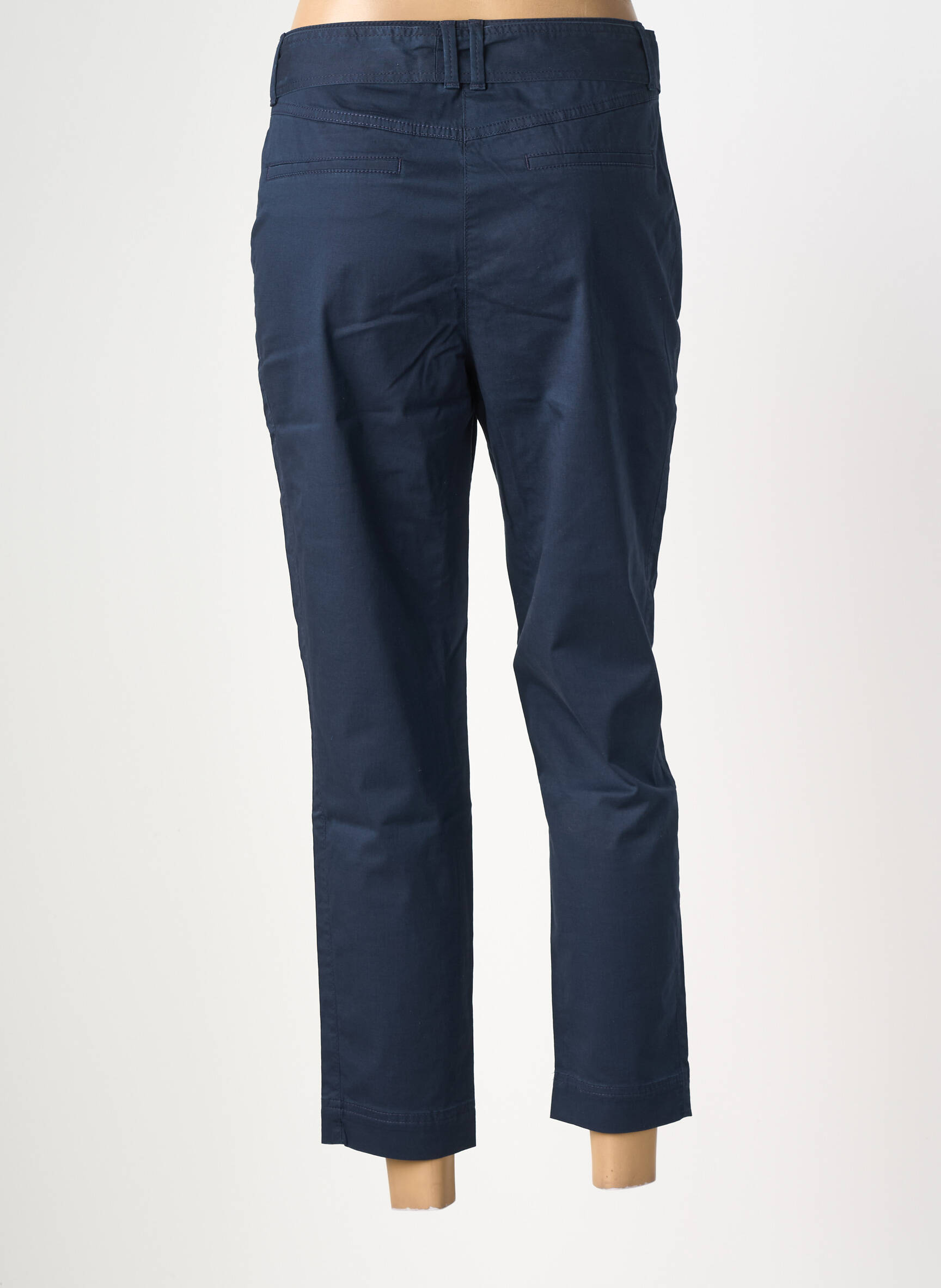 Pantalon 7/8 talie cu cleme mărime normală albastru ATELIER GARDEUR femeie