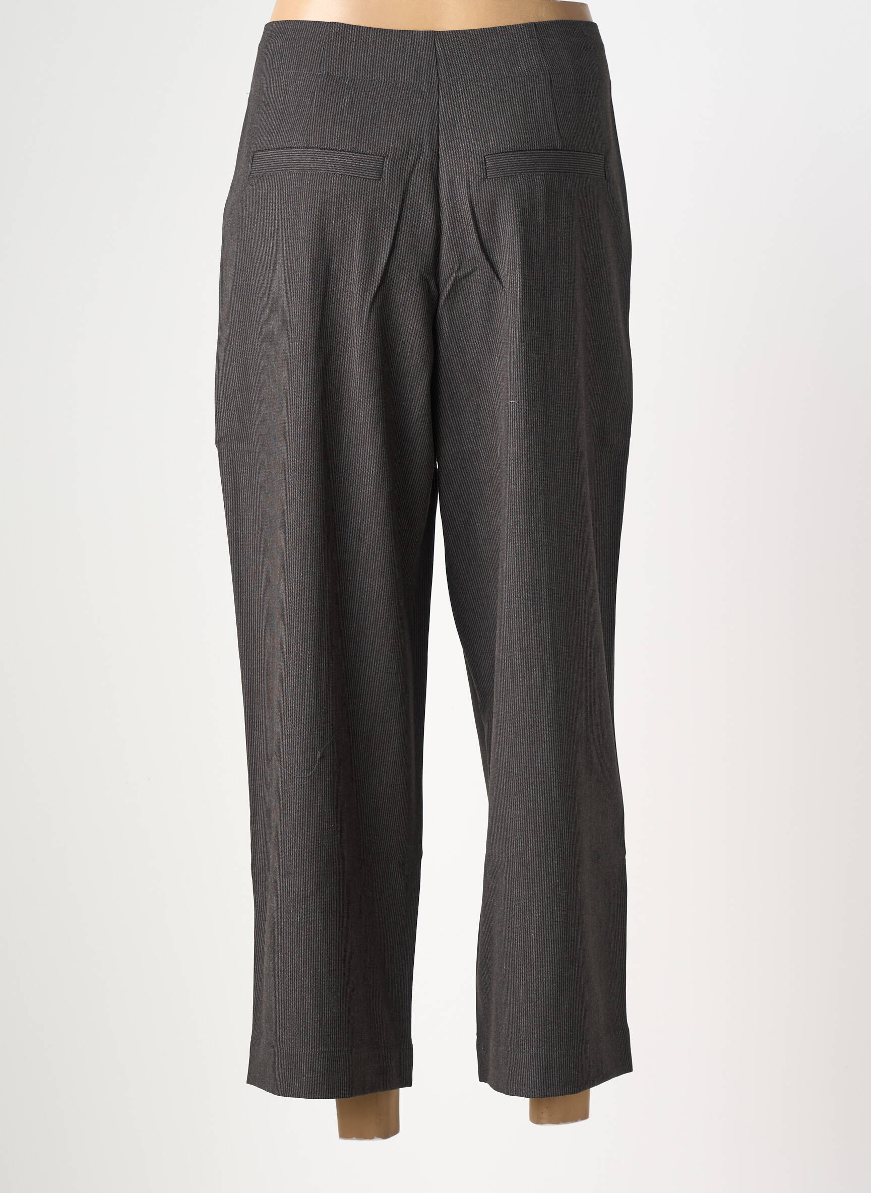 Pantalon 7/8 talie înaltă talie înaltă maro YERSE femeie