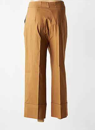 Pantalon 7/8 elasticitate mărime normală maro MARIA BELLENTANI femeie