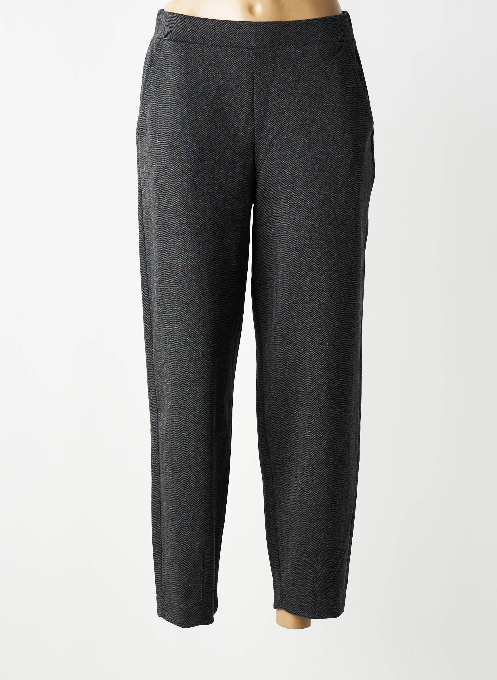 Pantalon 7/8 elasticitate mărime normală gri YERSE femeie