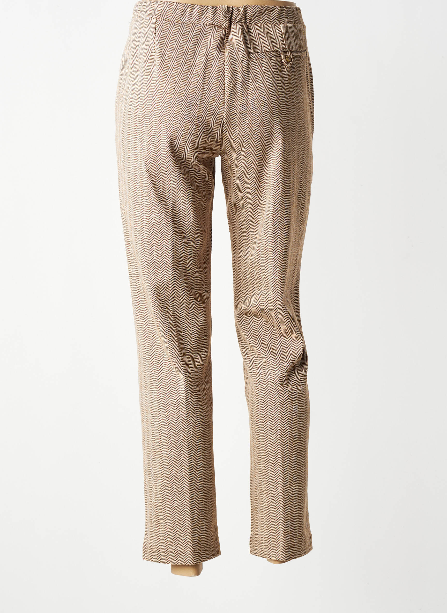 Pantalon 7/8 elasticitate mărime normală maro YERSE femeie