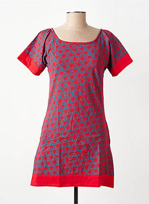 Rochie scurtă mâneci scurte mâneci scurte roșu SINOE BY BAMBOO'S femeie