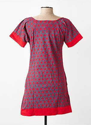 Rochie scurtă mâneci scurte mâneci scurte roșu SINOE BY BAMBOO'S femeie