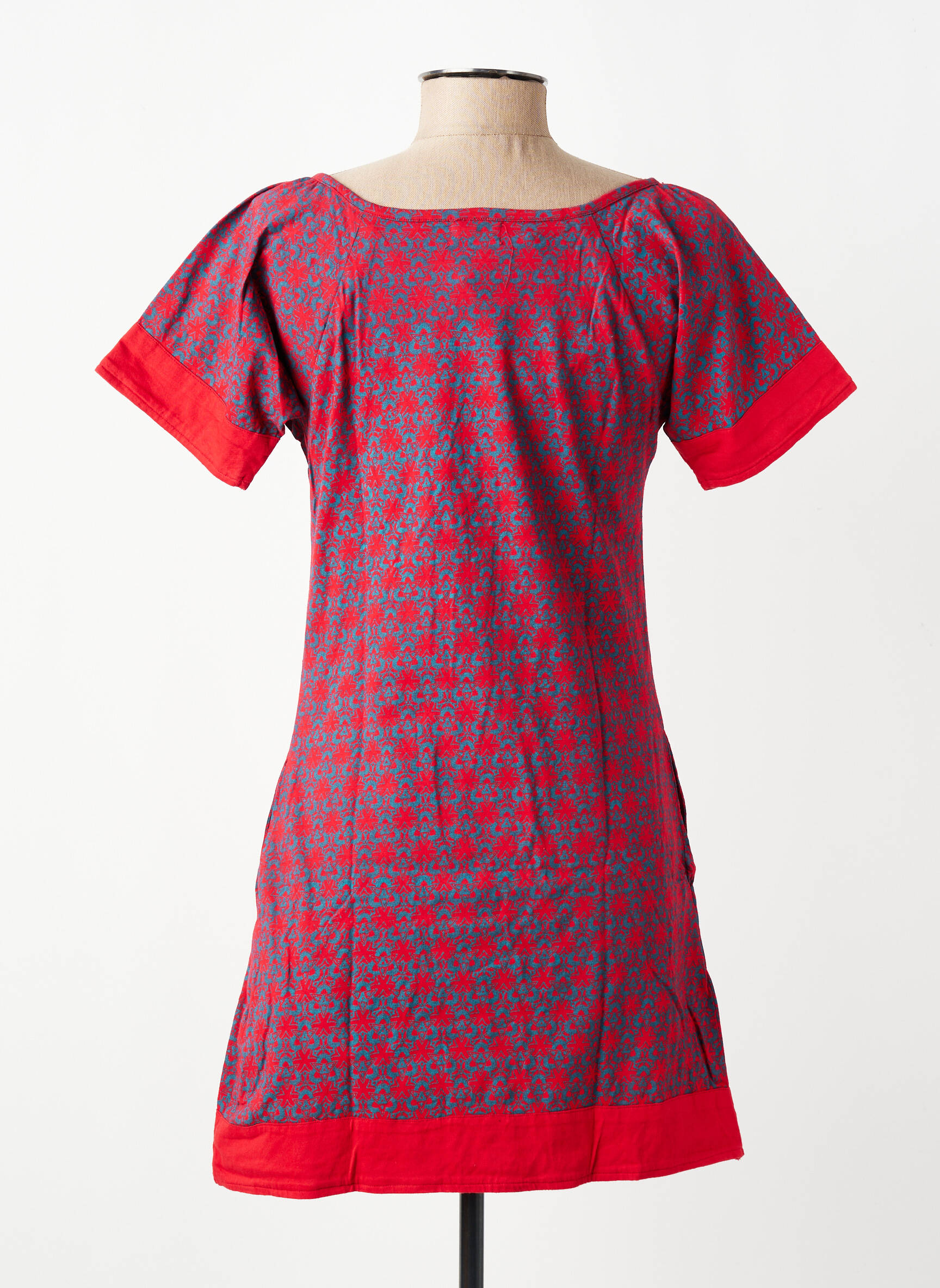 Rochie scurtă mâneci scurte mâneci scurte roșu SINOE BY BAMBOO'S femeie