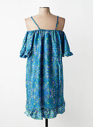 Rochie midi croială fluidă bretele subțiri albastru SINOE BY BAMBOO'S femeie