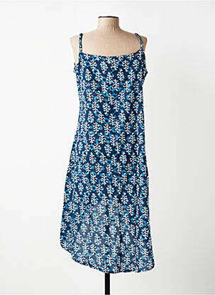 Rochie midi imprimeu fantezie bretele subțiri albastru SINOE BY BAMBOO'S femeie