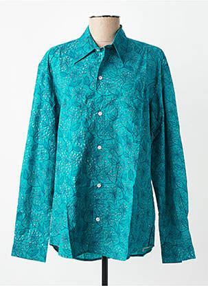 Cămașă imprimeu floral mâneci lungi verde SINOE BY BAMBOO'S femeie