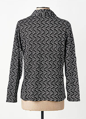 Top elasticitate mâneci lungi negru BAMBOO'S femeie