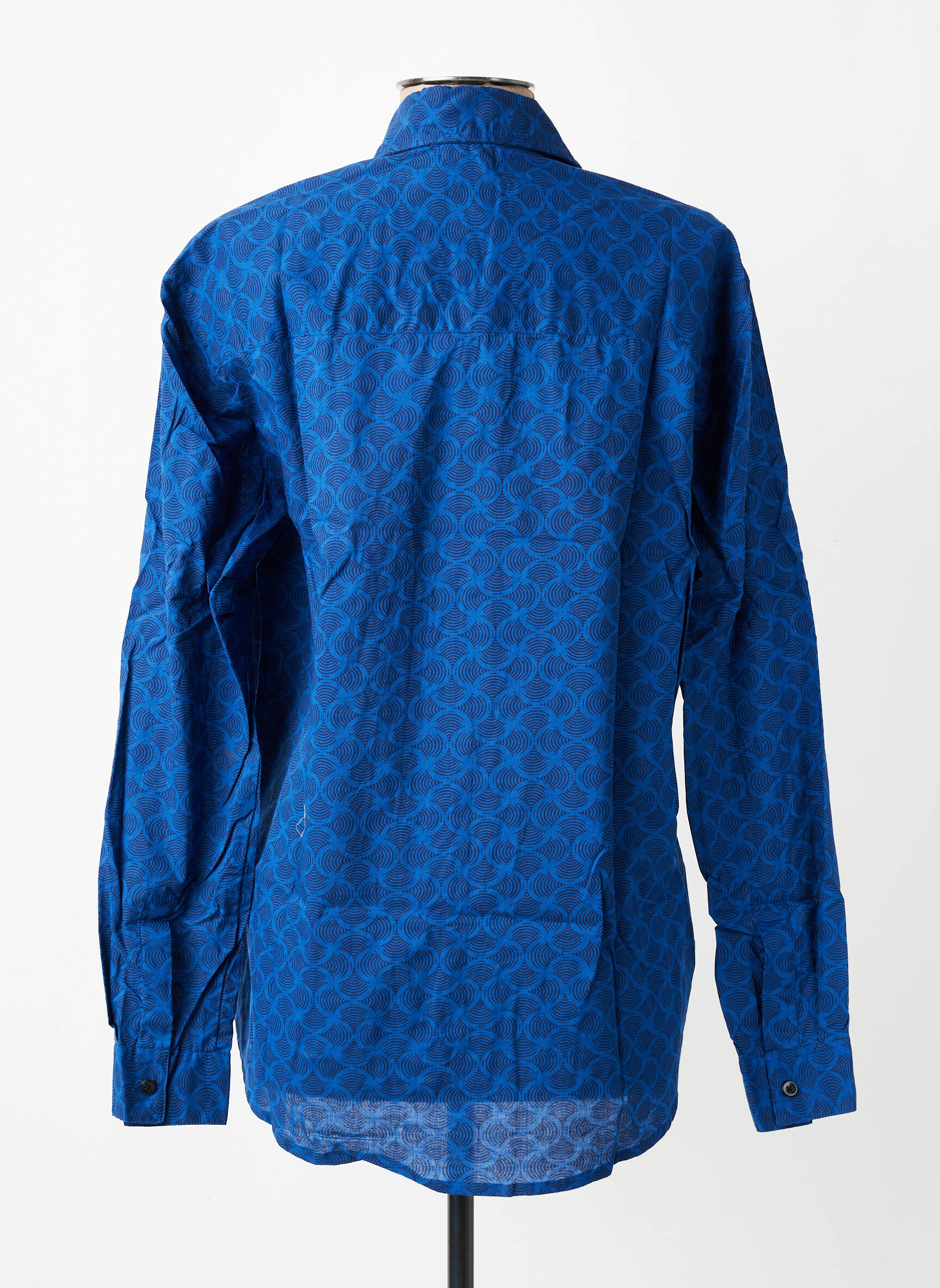 Cămașă croială cambrată mâneci lungi albastru SINOE BY BAMBOO'S femeie