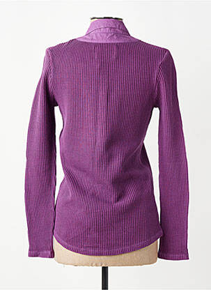 Pulover croială cambrată mâneci lungi violet LEON & HARPER femeie