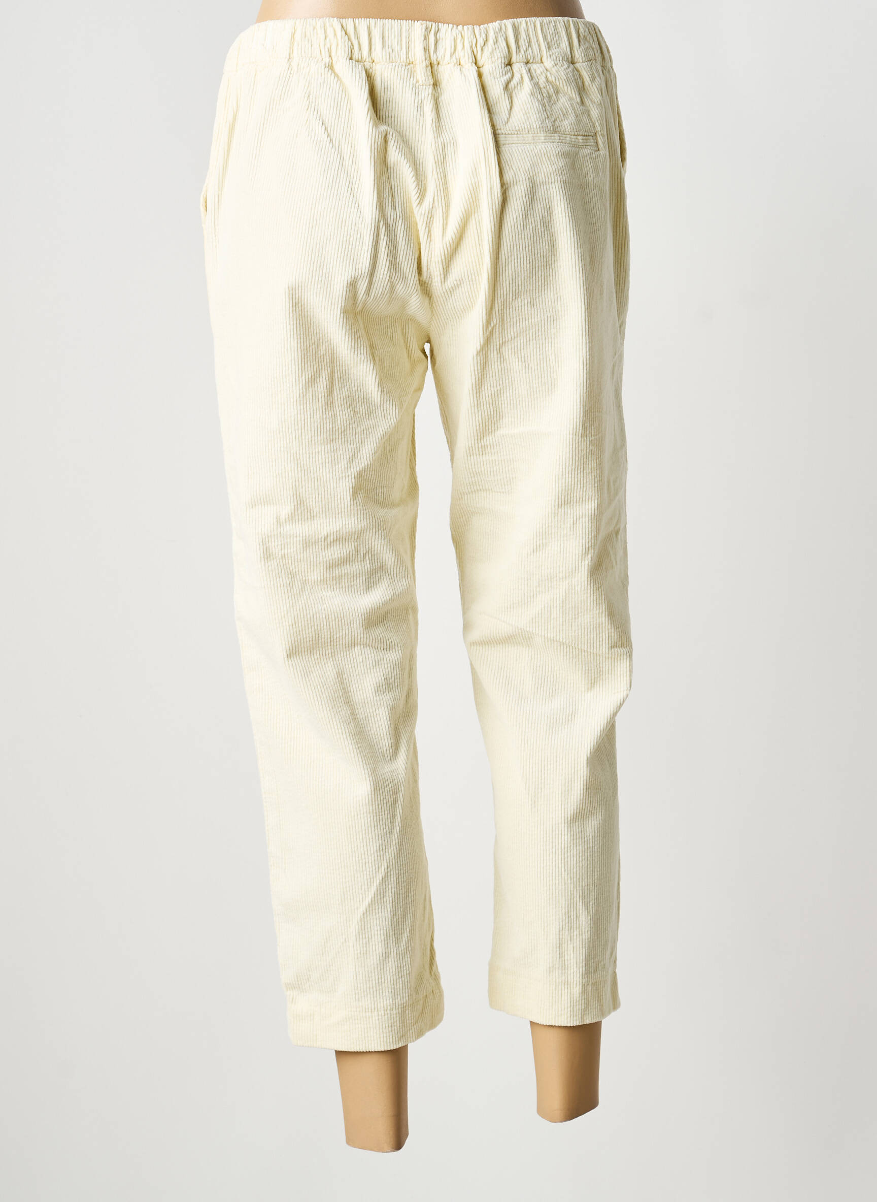 Pantalon 7/8 talie elastică mărime normală bej HOD femeie