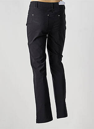 Pantalon drept elasticitate talie înaltă negru JULIE GUERLANDE femeie