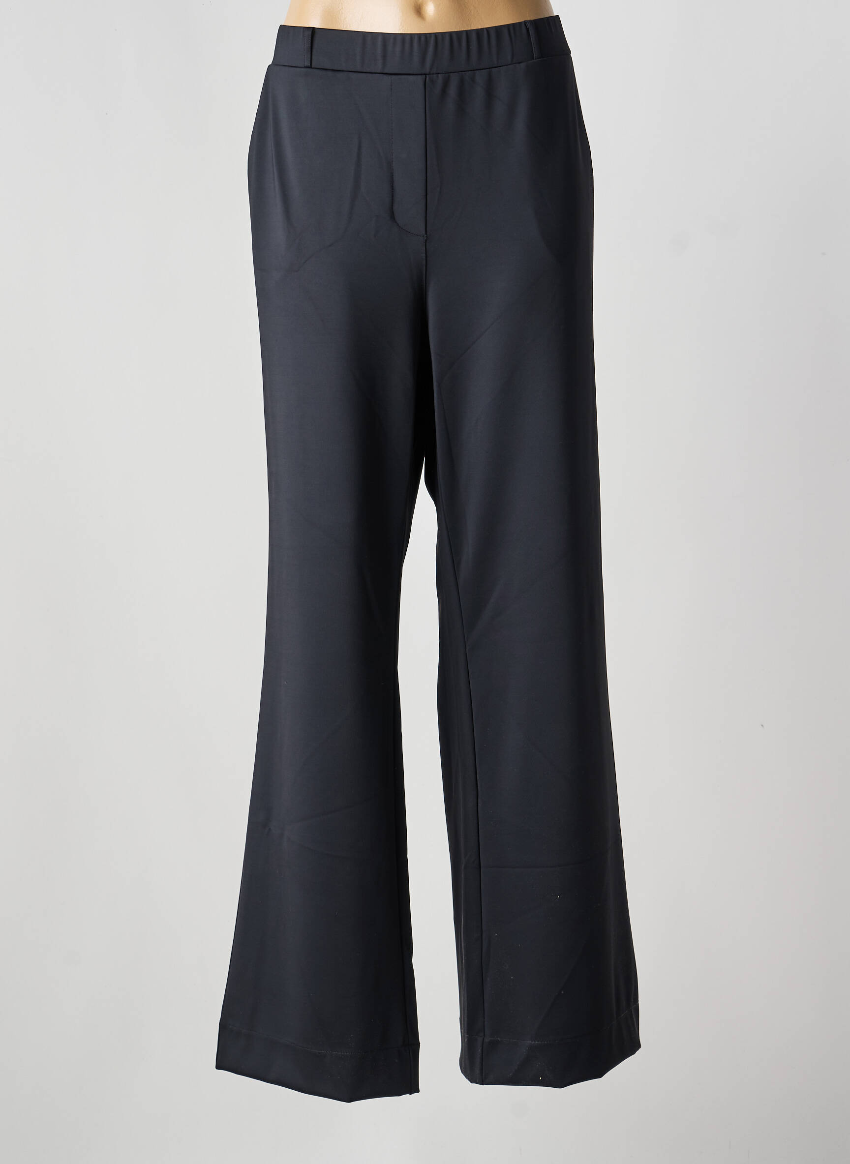 Pantalon larg buzunare mărime normală negru YEST femeie