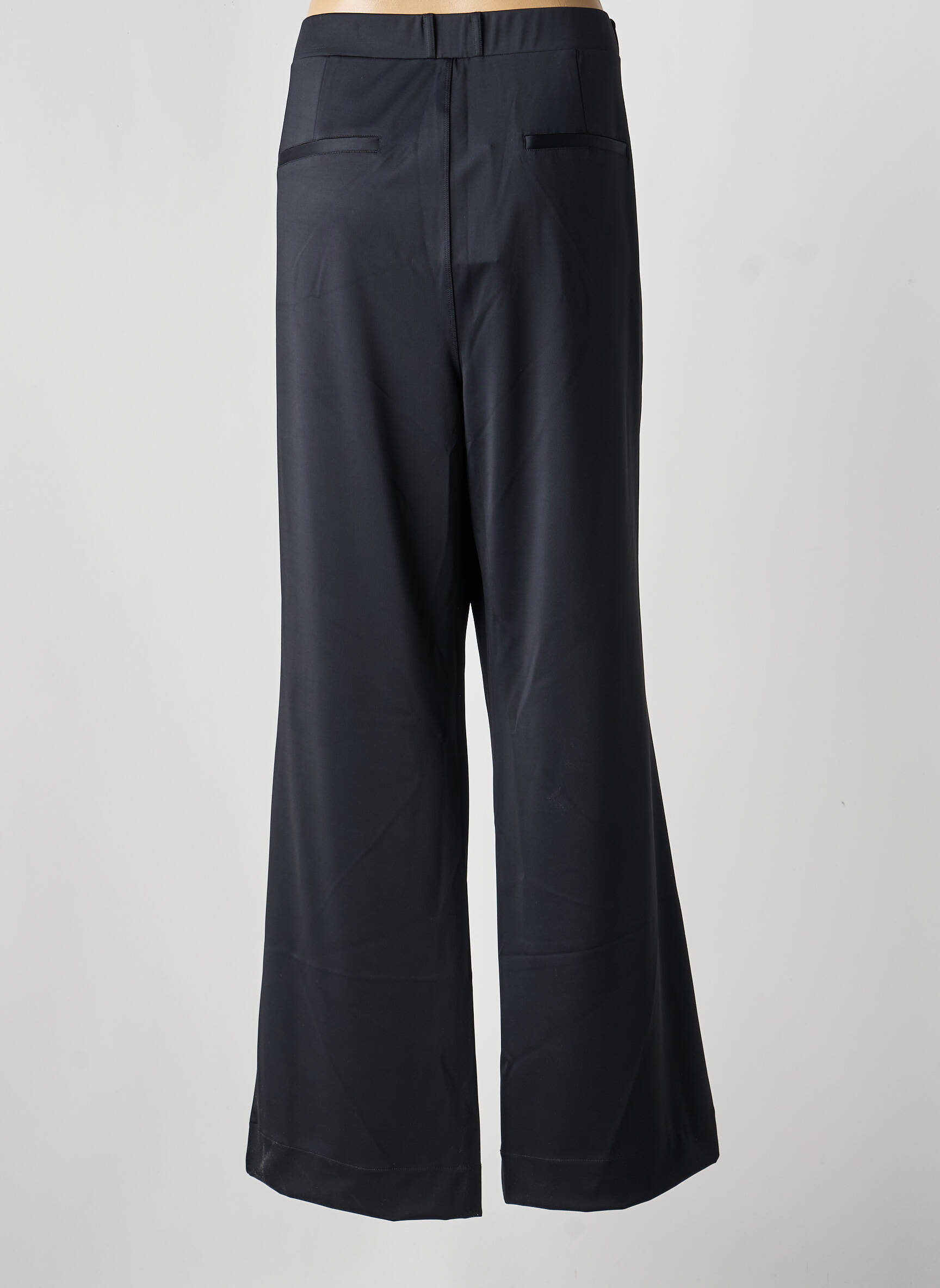 Pantalon larg buzunare mărime normală negru YEST femeie