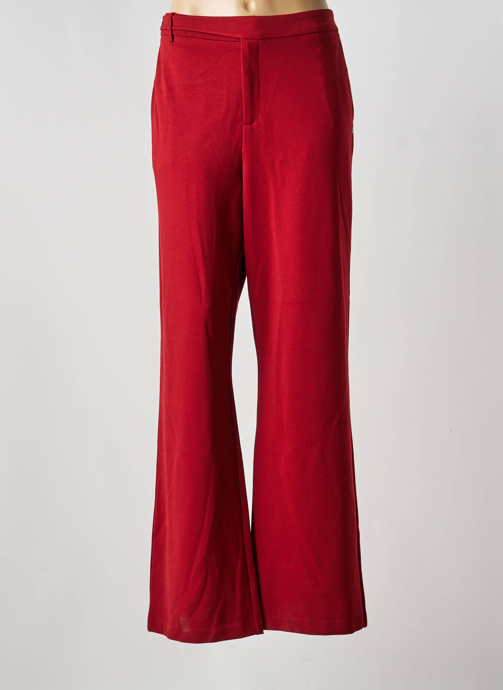 Pantalon evazat elasticitate mărime normală roșu SURKANA femeie
