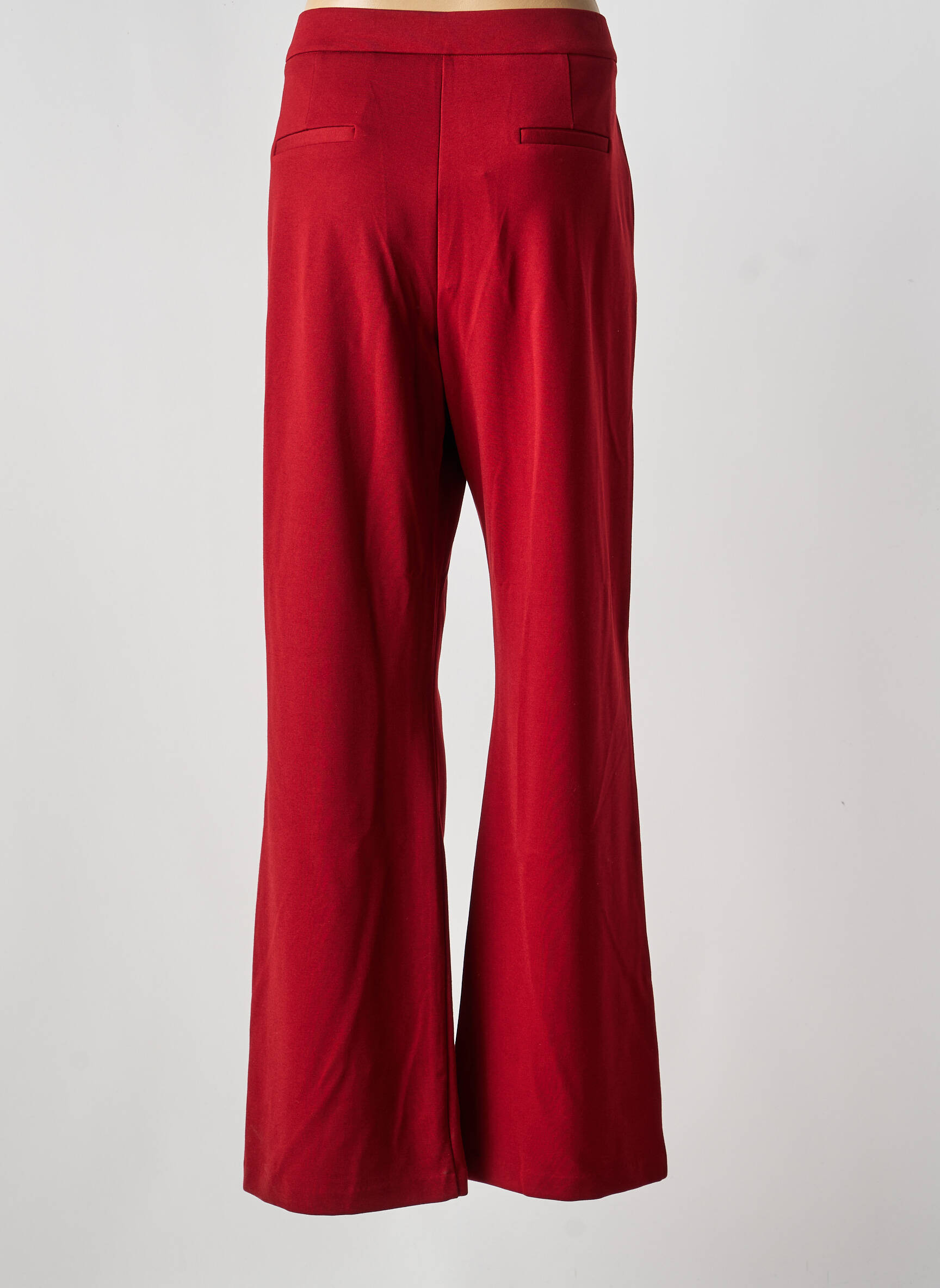 Pantalon evazat elasticitate mărime normală roșu SURKANA femeie