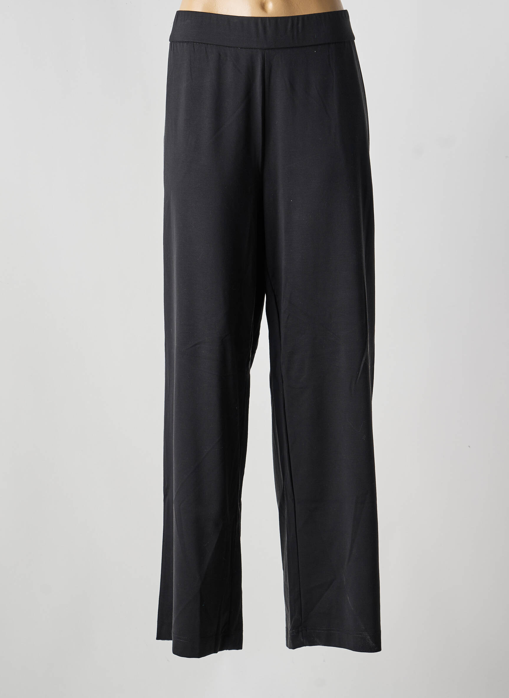 Pantalon larg buzunare mărime normală negru YEST femeie