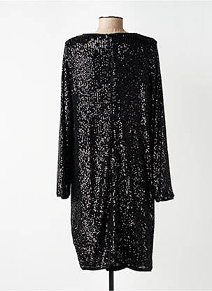 Rochie midi mâneci lungi mâneci lungi negru YEST femeie