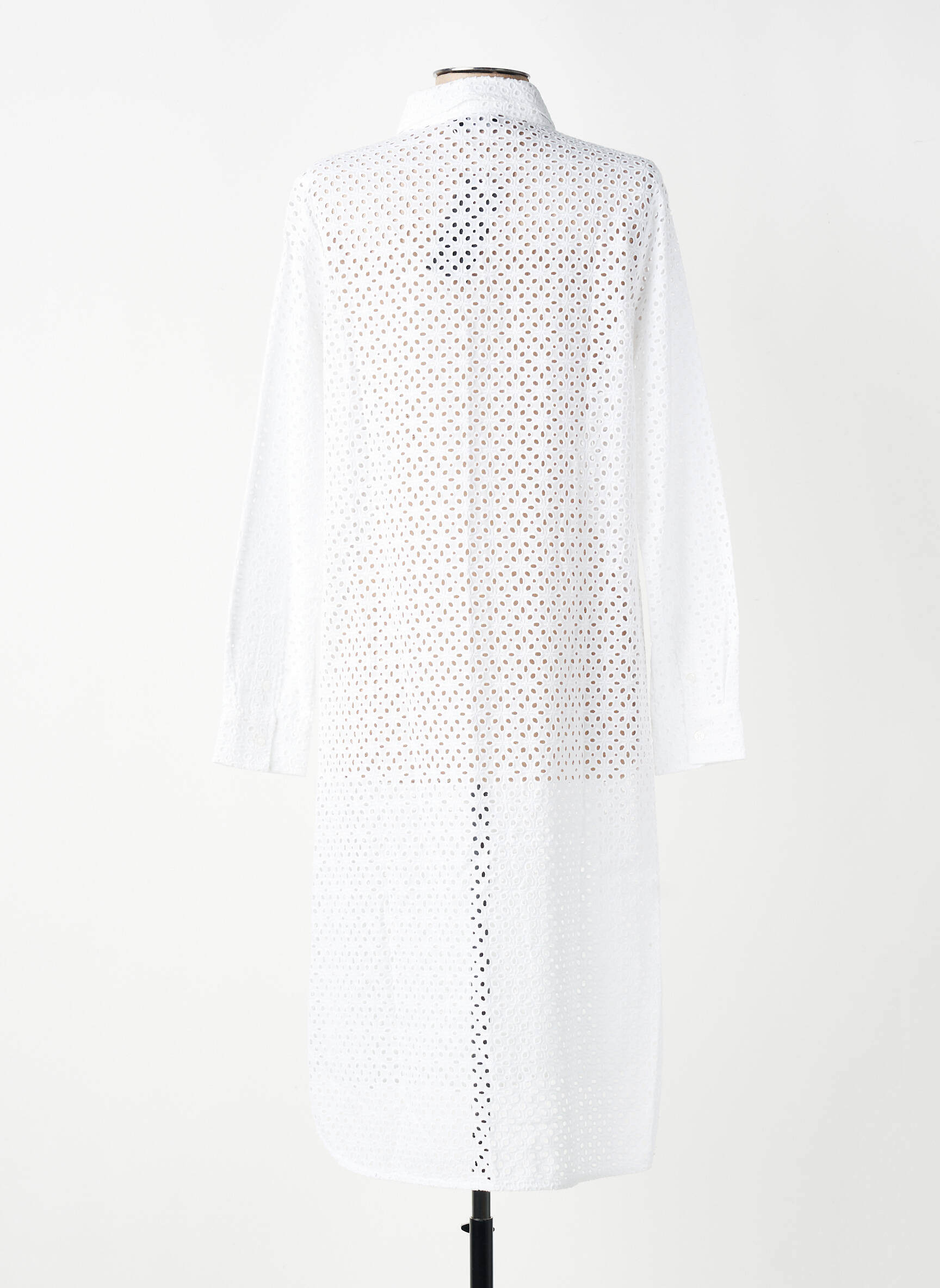 Rochie midi mâneci lungi mâneci lungi alb YEST femeie