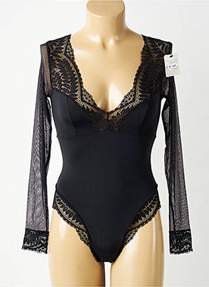 Body de lenjerie elasticitate negru STEFFY femeie