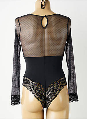 Body de lenjerie elasticitate negru STEFFY femeie