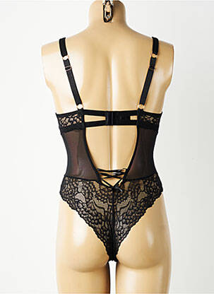 Body de lenjerie elasticitate negru VALEGE femeie