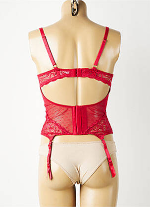 Corset/jartieră cu armatură roz VALEGE femeie