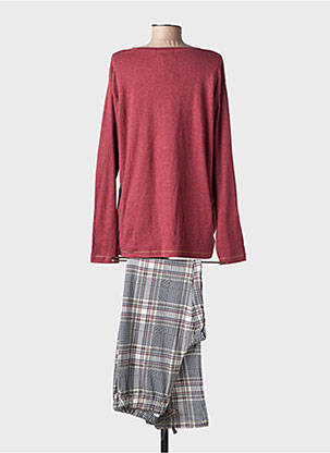 Pijama croială dreaptă roșu ADMAS femeie