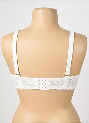 Sutien efect material satinat top sutien modelat bej ESCORT femeie