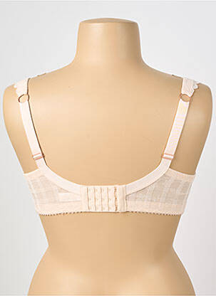 Sutien efect material satinat top sutien modelat roz VALEGE femeie