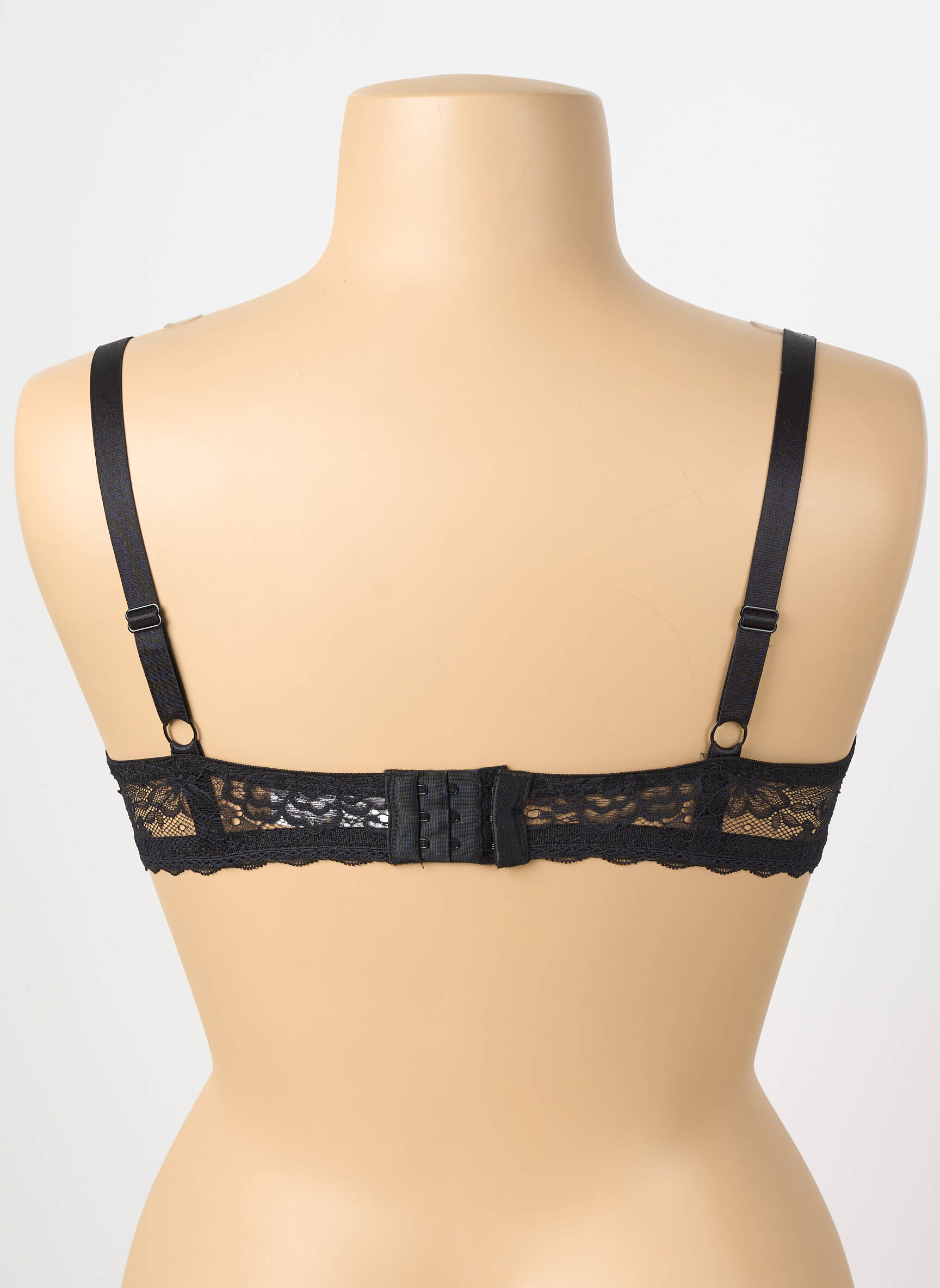 Sutien broderie top sutien modelat negru SASSA femeie