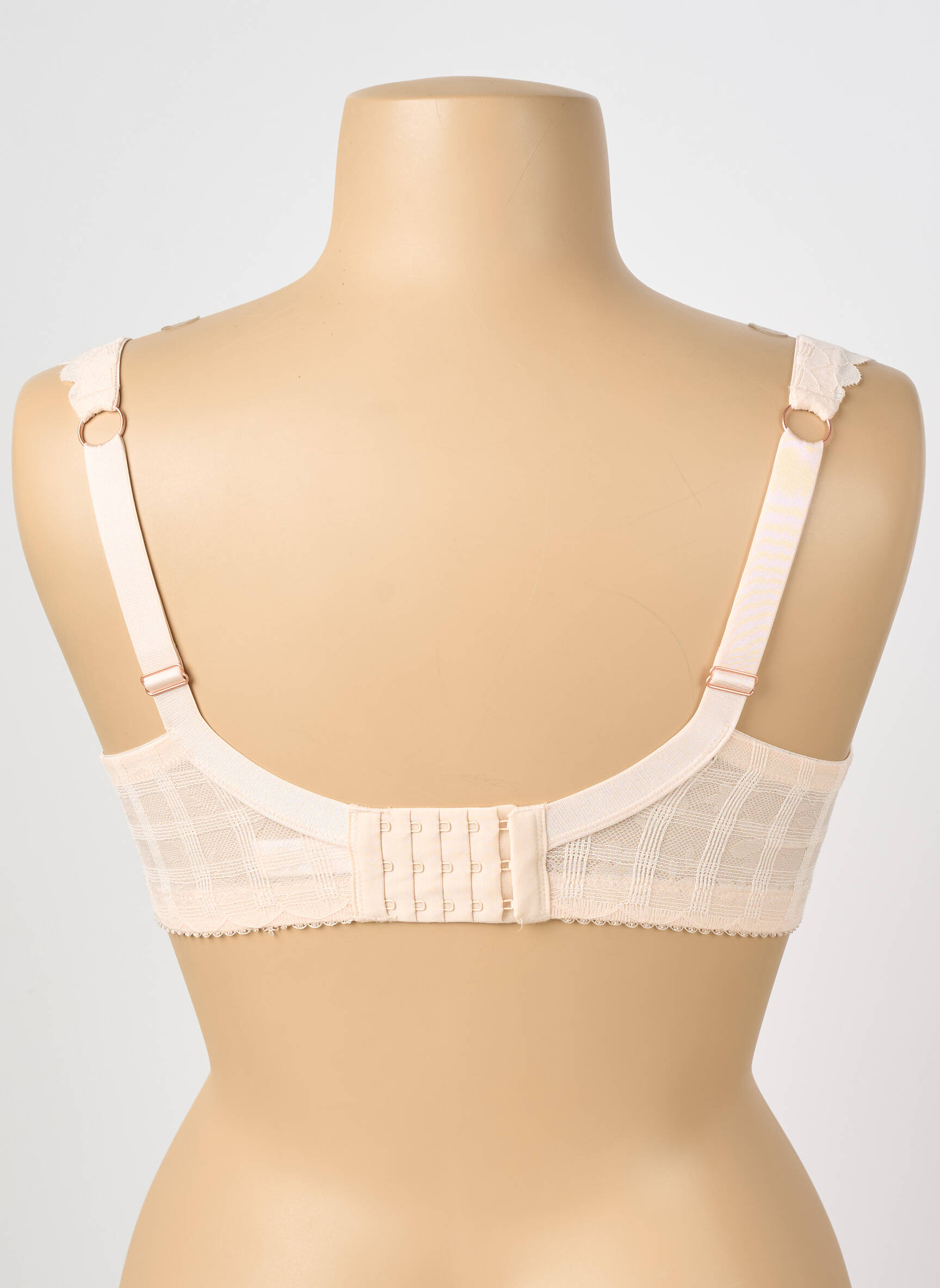Sutien efect material satinat top sutien modelat roz VALEGE femeie
