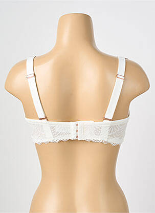 Sutien efect material satinat top sutien modelat bej ESCORT femeie