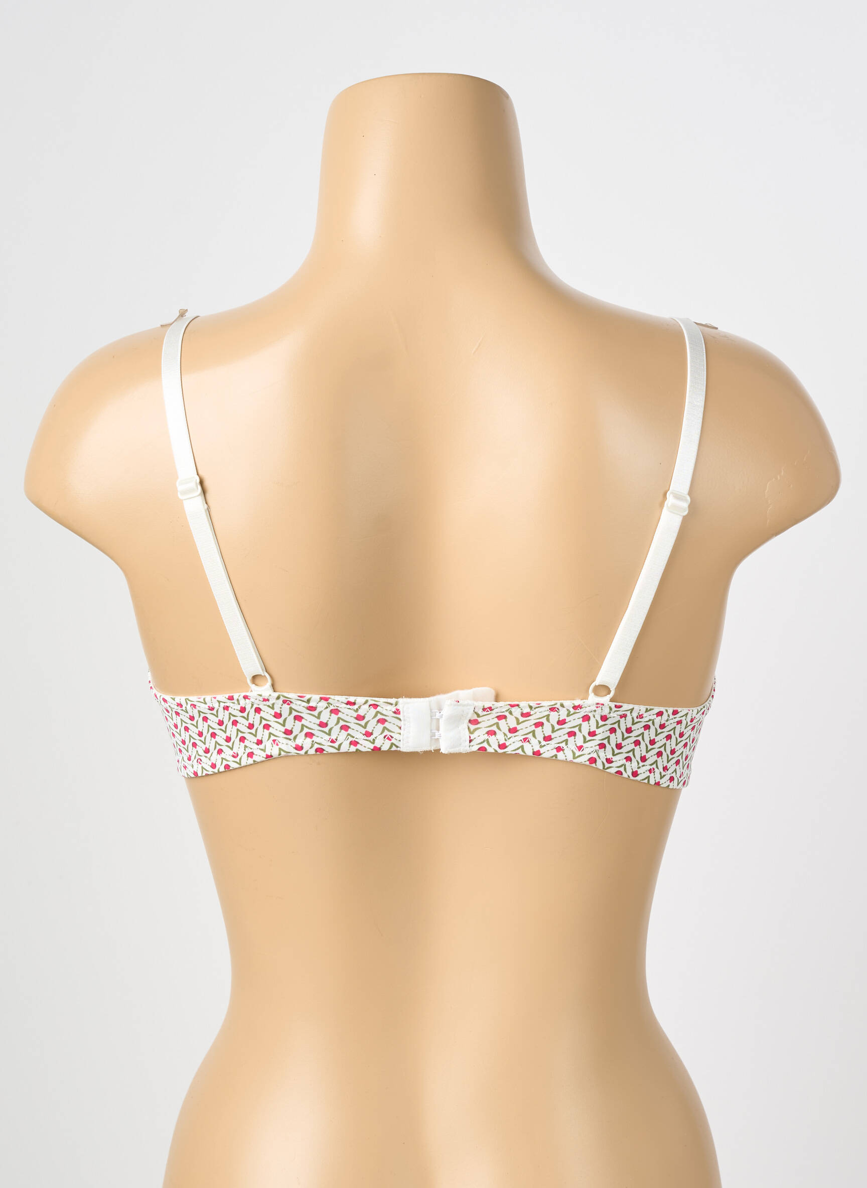Sutien efect material satinat top sutien modelat roșu STEFFY femeie
