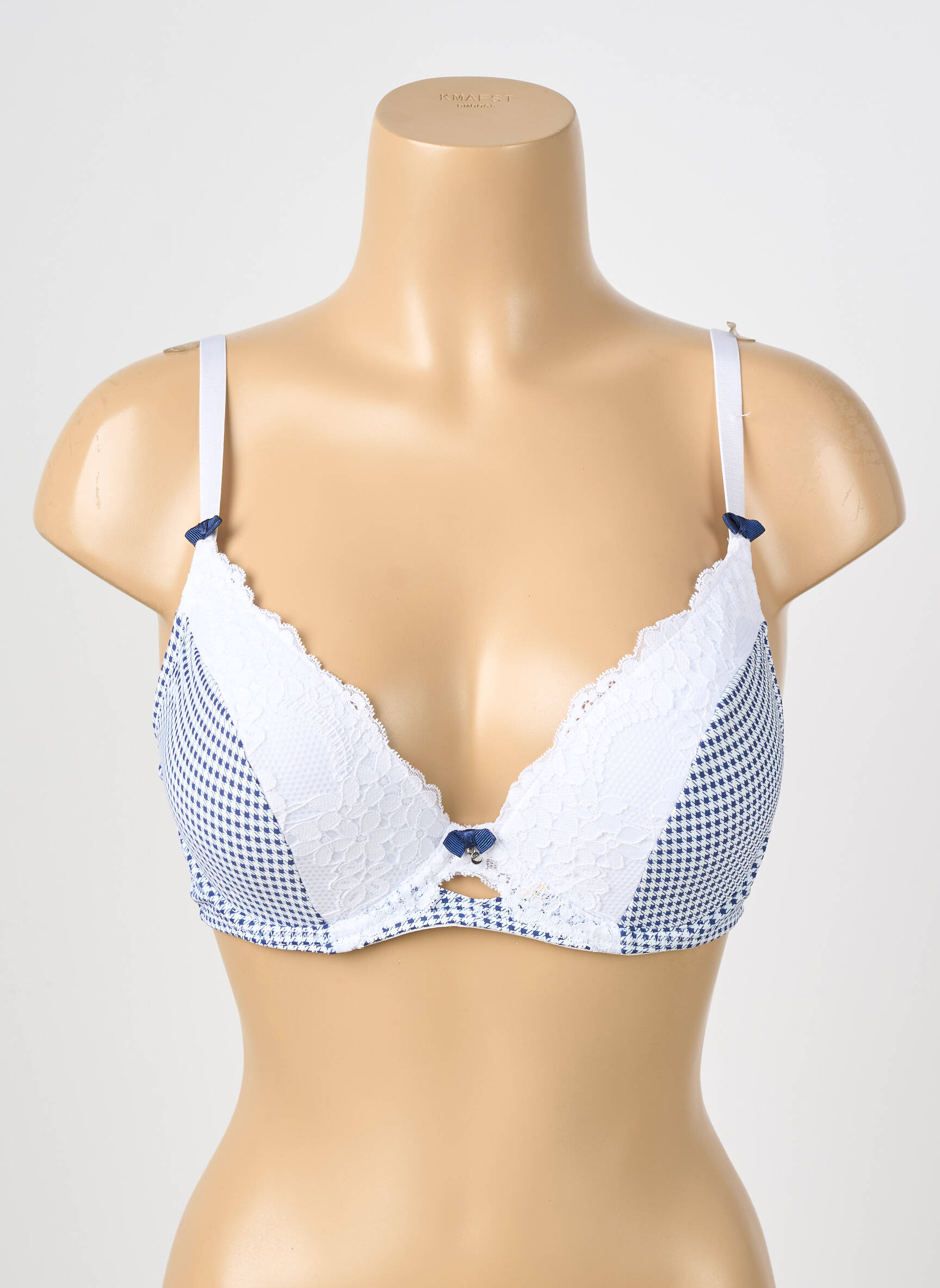 Sutien top sutien push-up top sutien push-up albastru ESCORT femeie