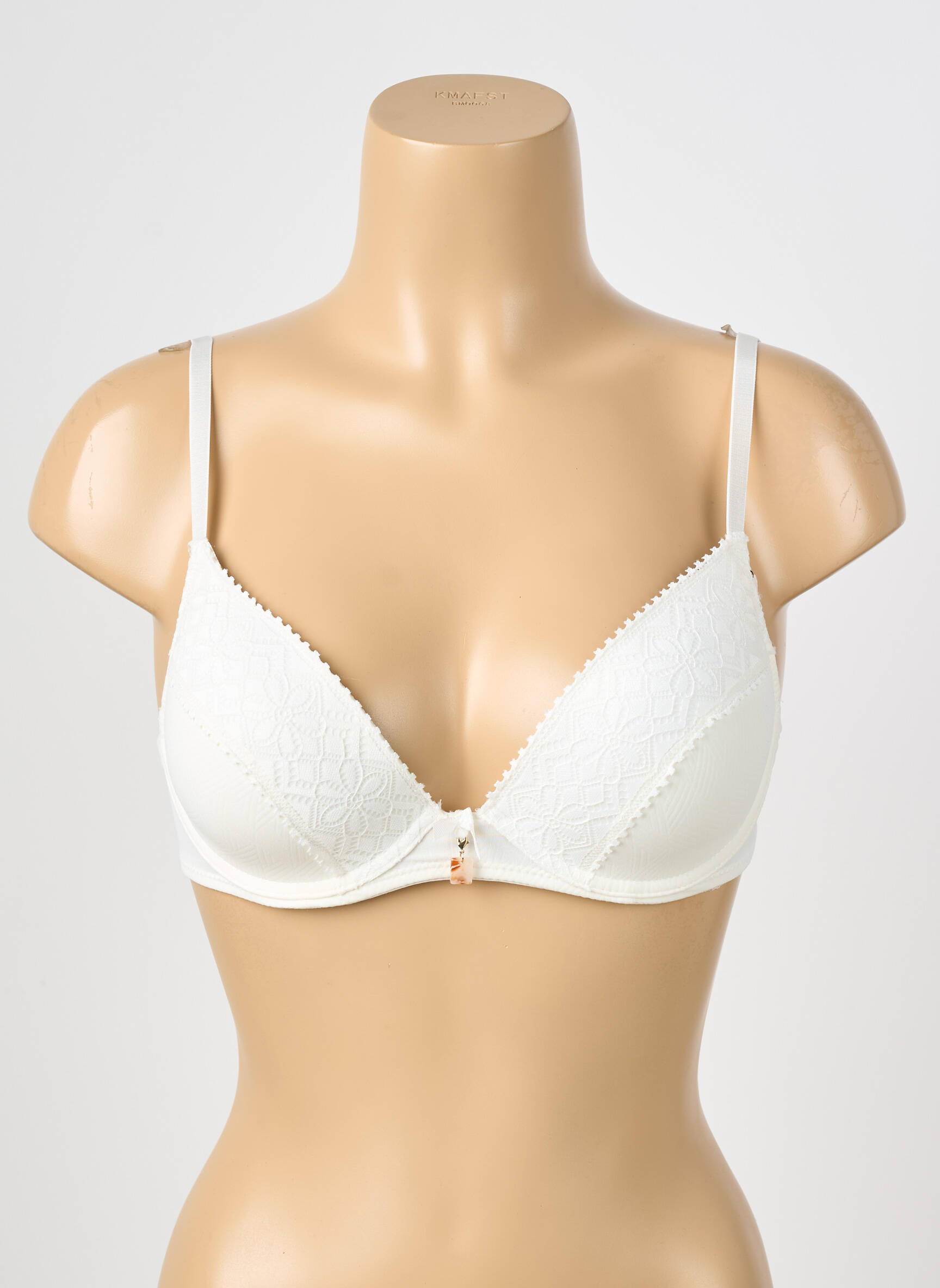 Sutien broderie top sutien modelat bej STEFFY femeie