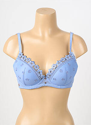 Sutien efect material satinat top sutien modelat albastru BRIGITTE BARDOT femeie
