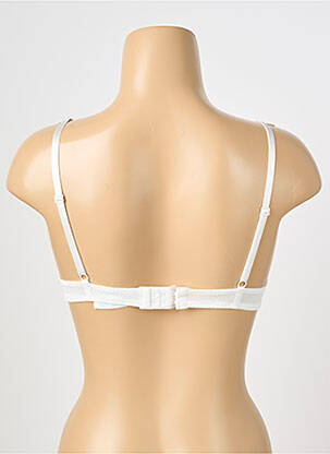Sutien efect material satinat top sutien modelat bej STEFFY femeie