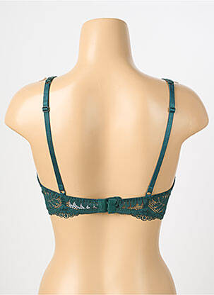 Sutien efect material satinat top sutien modelat verde STEFFY femeie