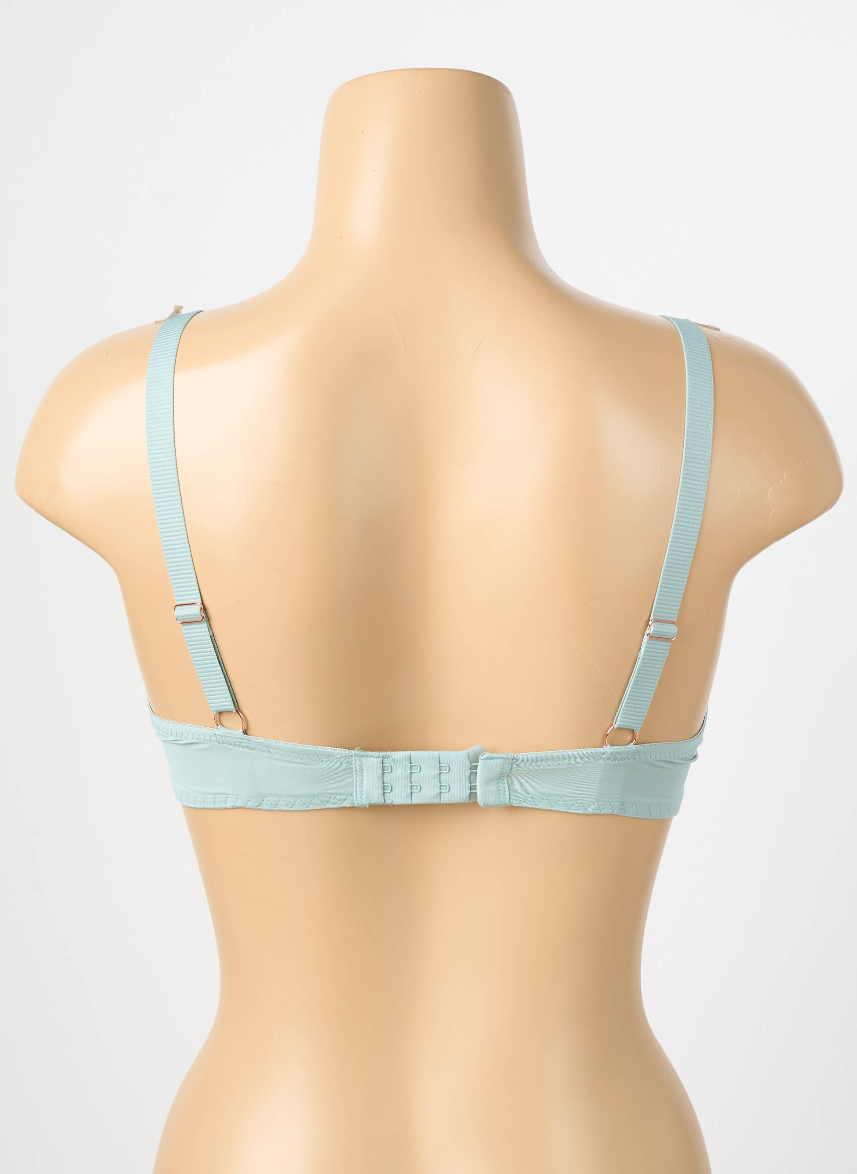 Sutien efect material satinat top sutien modelat verde VALEGE femeie