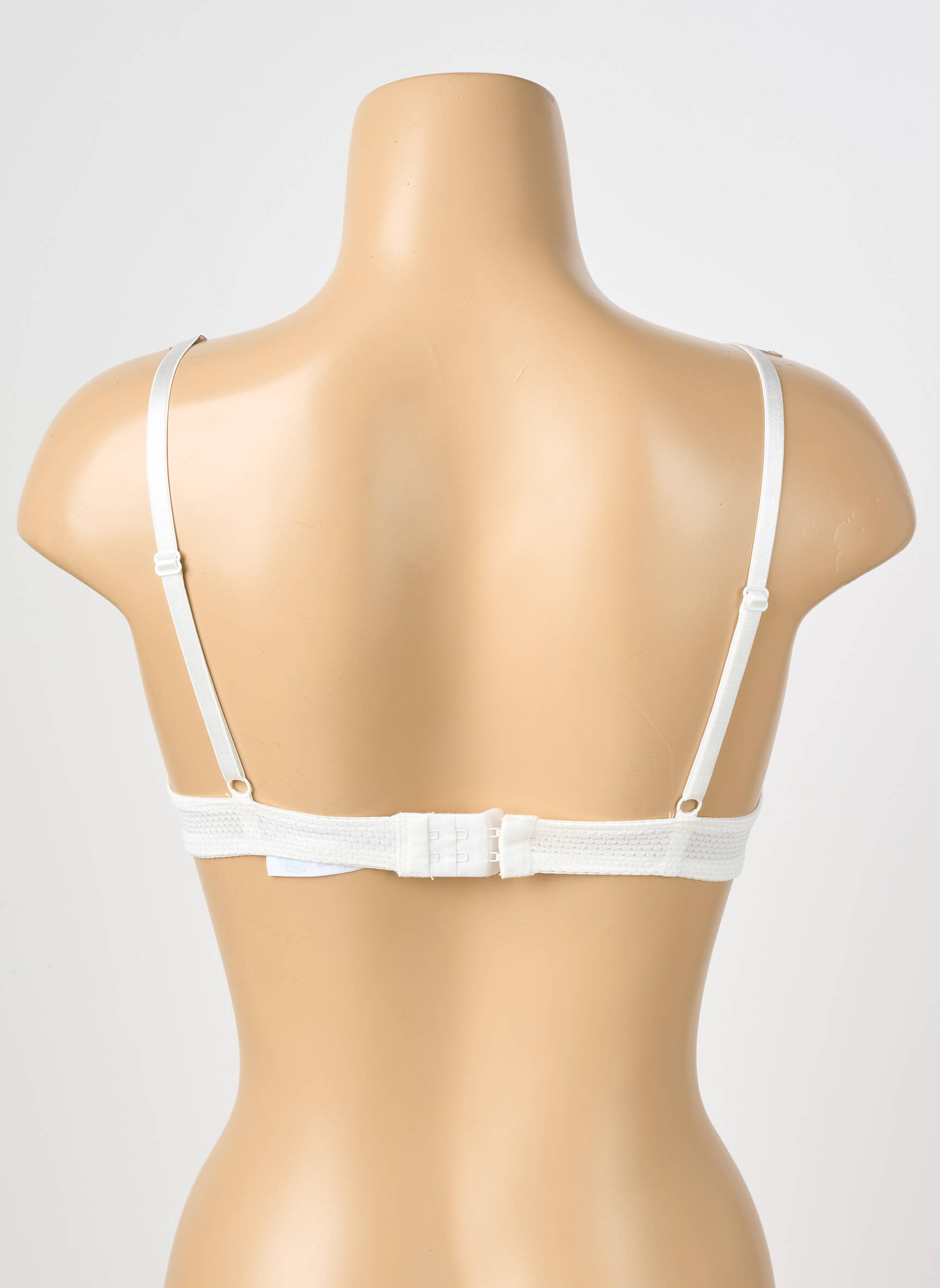 Sutien efect material satinat top sutien modelat bej STEFFY femeie