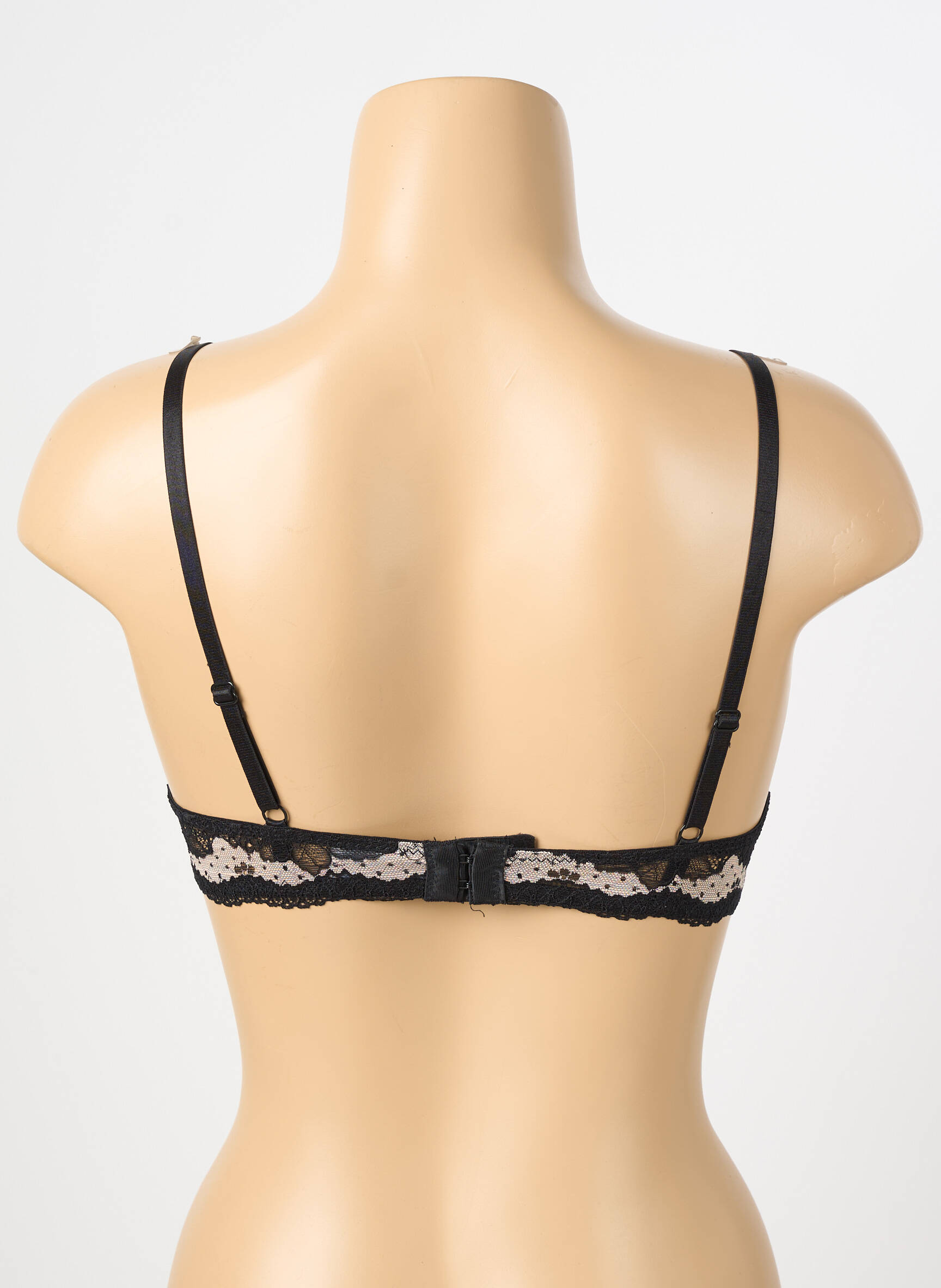 Sutien fără armatură top sutien modelat negru STEFFY femeie