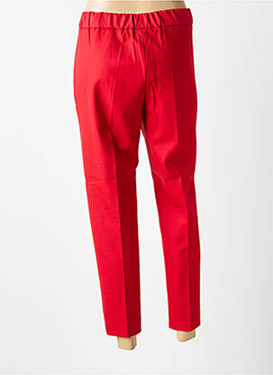 Pantalon 7/8 talie elastică mărime normală roșu I BLUES femeie