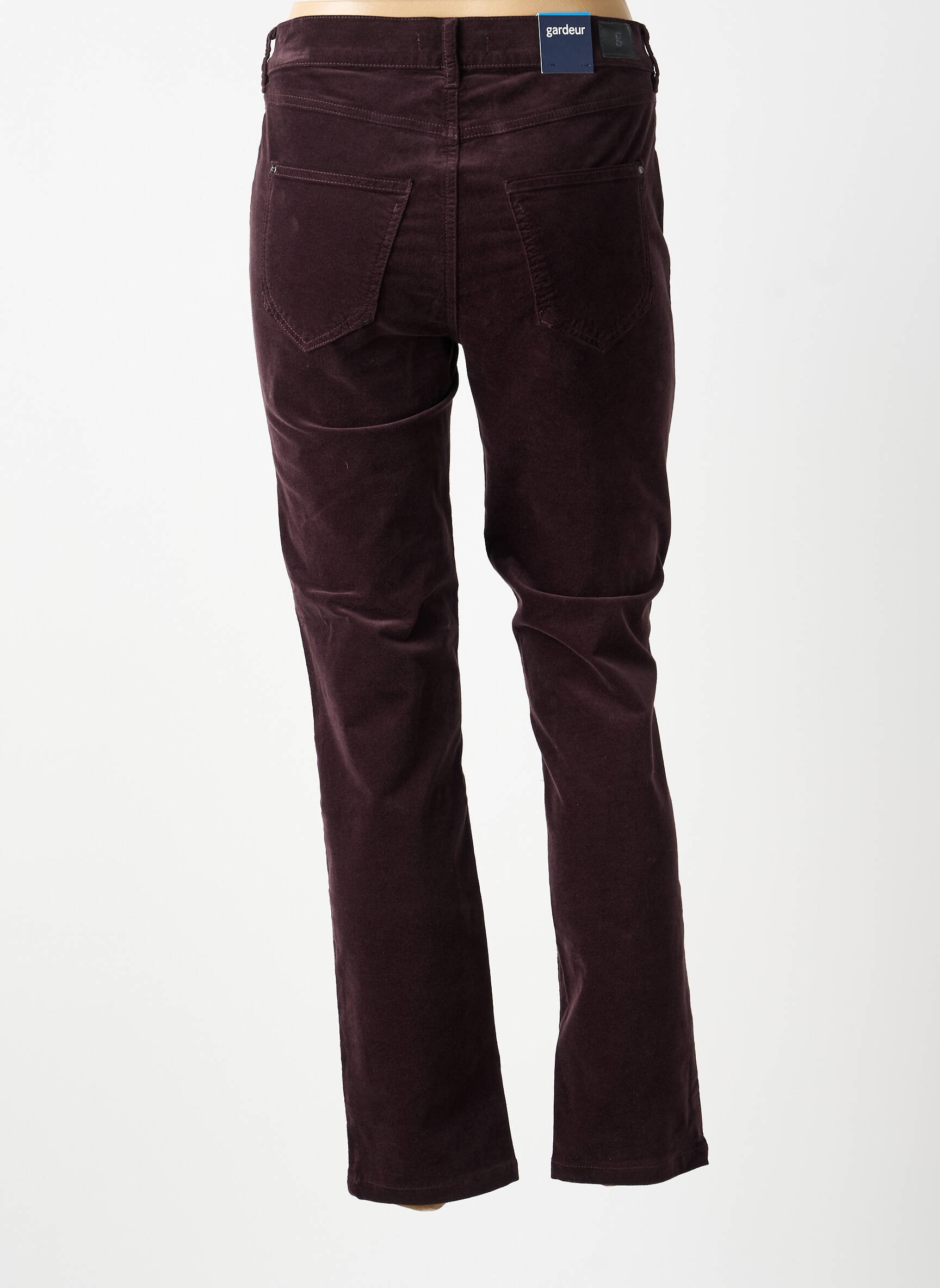 Pantalon slim elasticitate mărime normală violet GARDEUR femeie