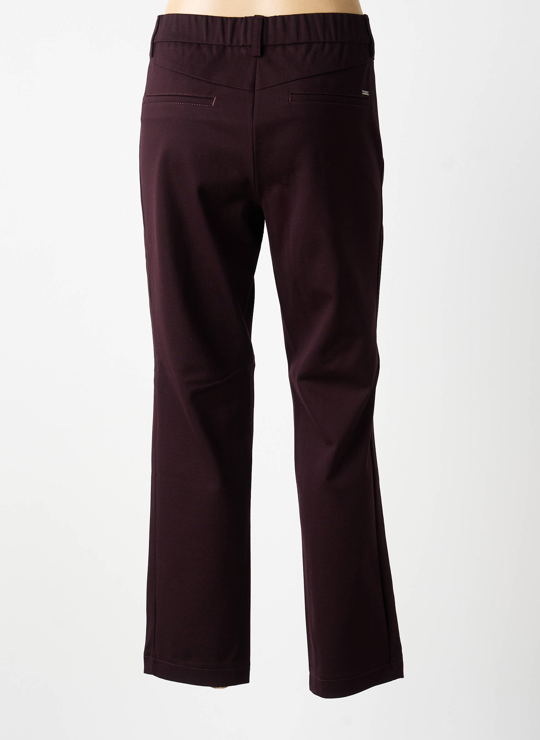 Pantalon slim talie elastică mărime normală violet GARDEUR femeie