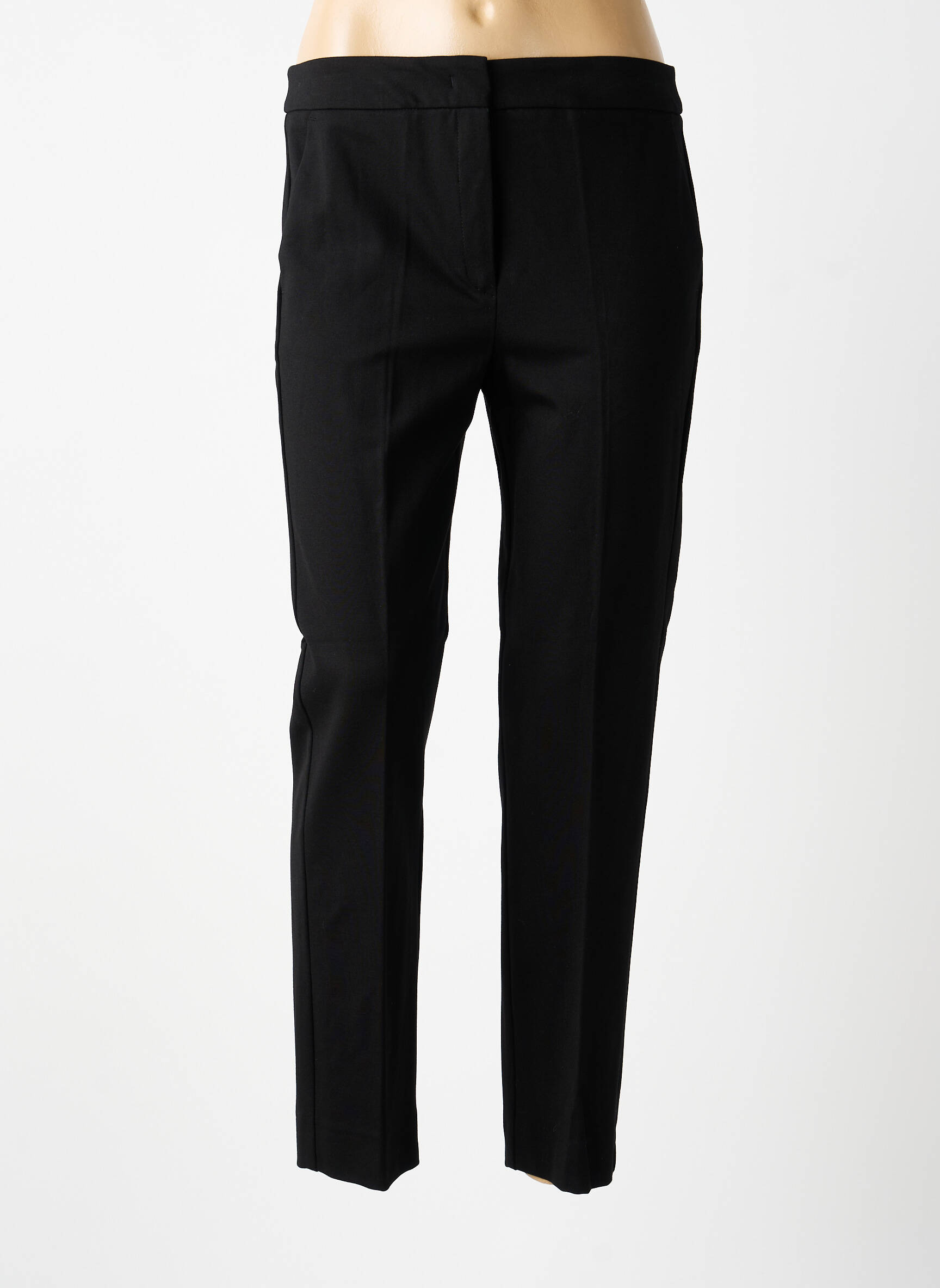 Pantalon slim elasticitate mărime normală negru I BLUES femeie