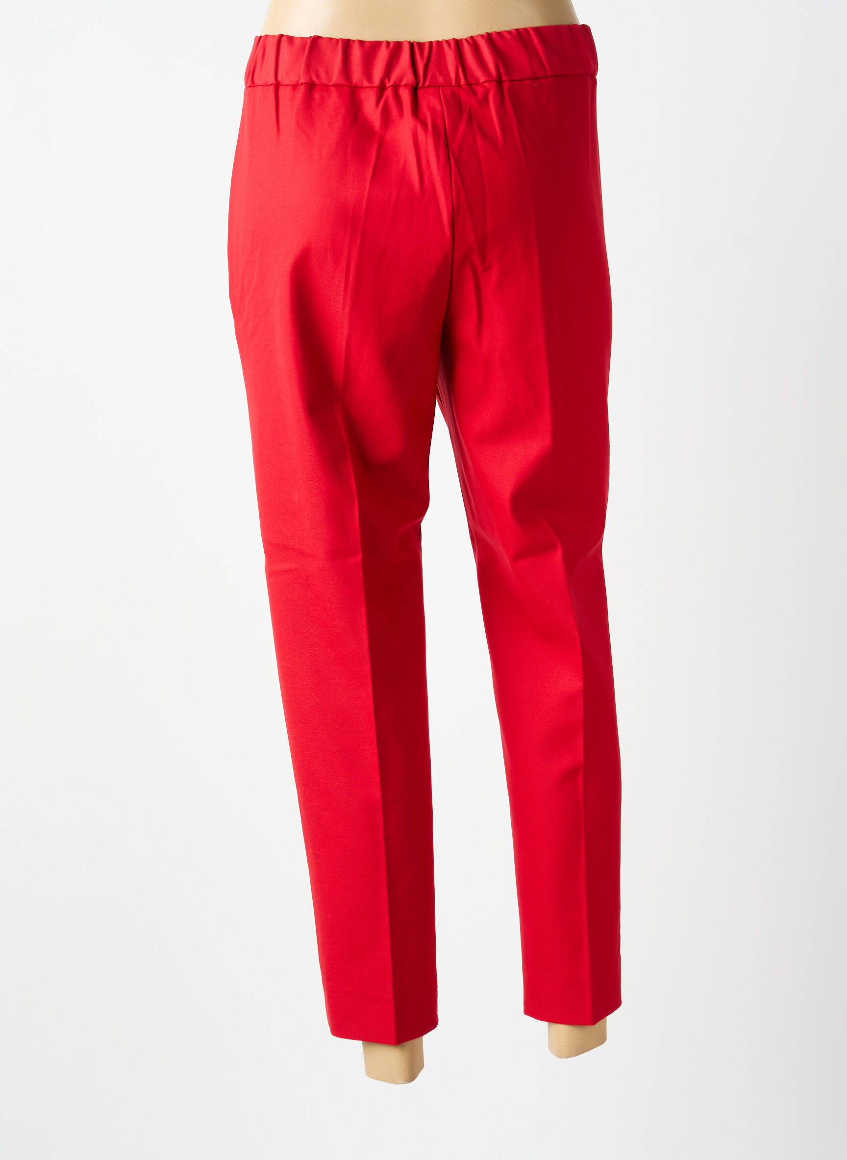 Pantalon 7/8 talie elastică mărime normală roșu I BLUES femeie
