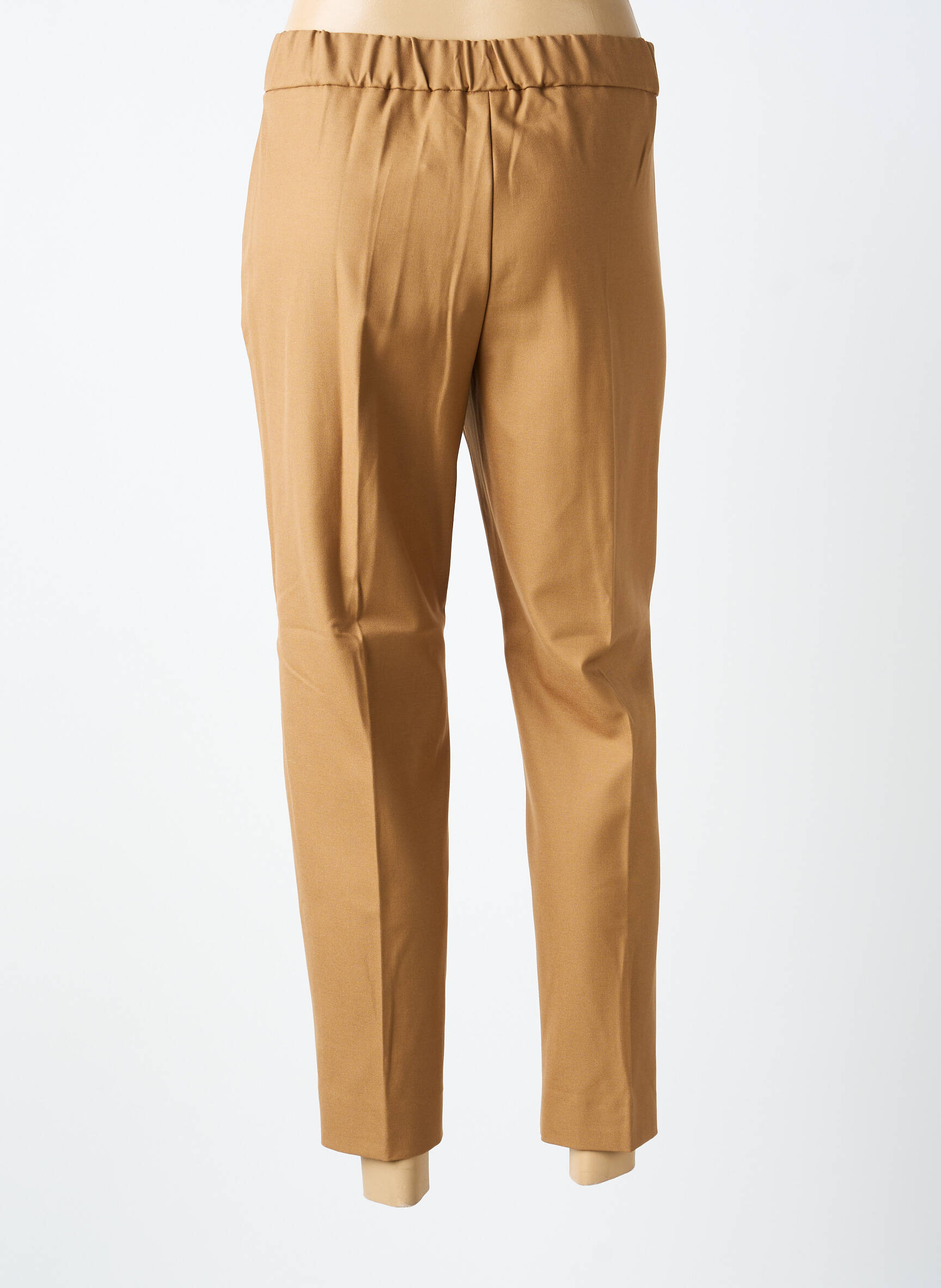 Pantalon 7/8 talie elastică mărime normală bej I BLUES femeie