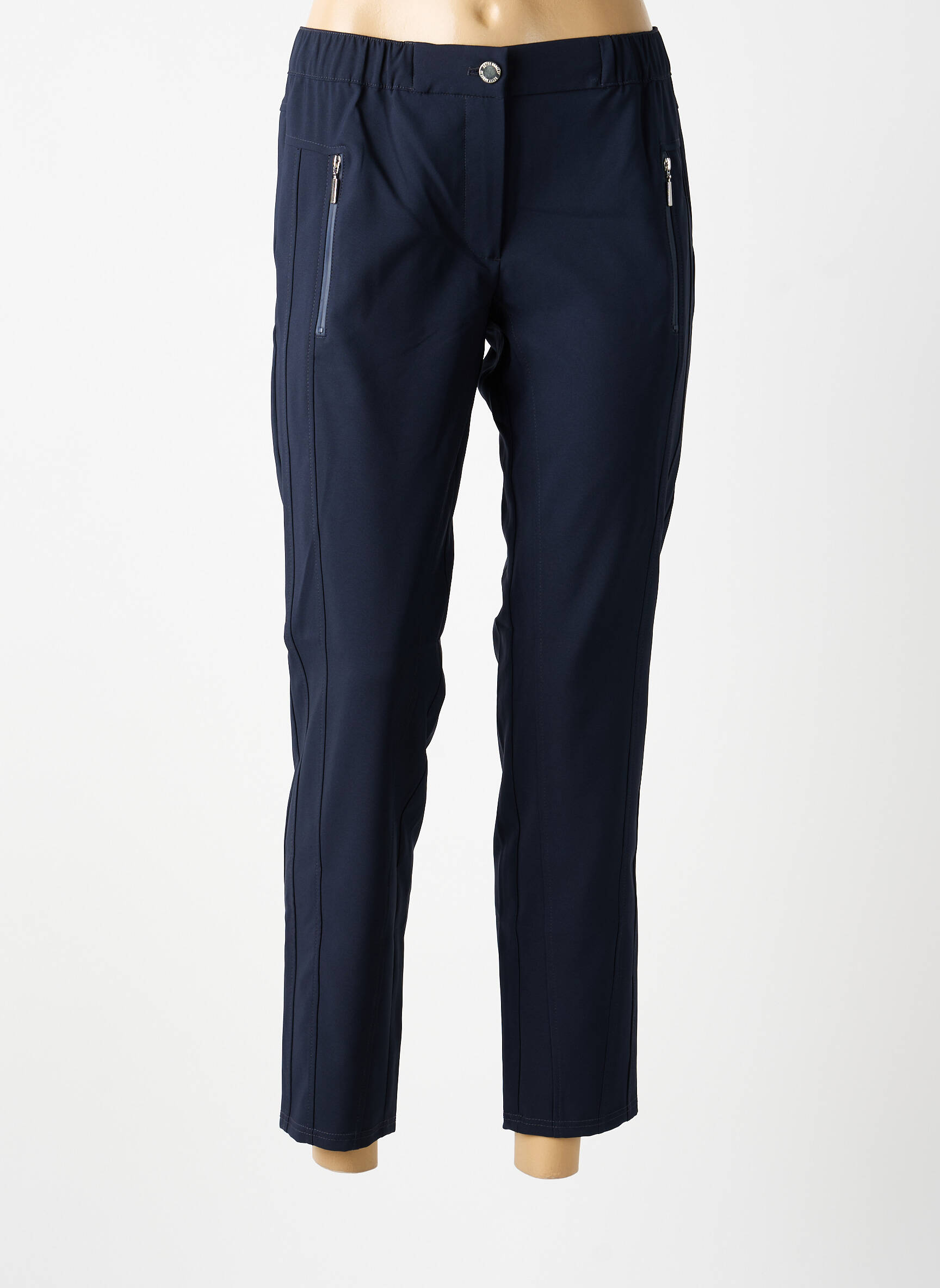 Pantalon 7/8 talie elastică mărime normală albastru BETTY BARCLAY femeie