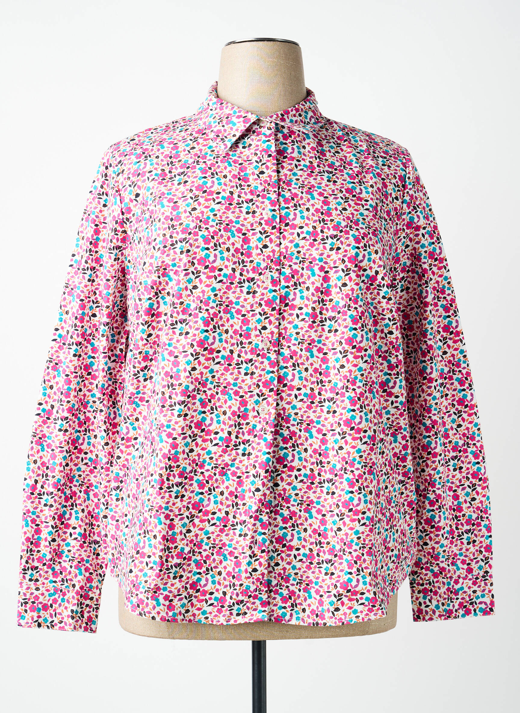 Cămașă imprimeu floral mâneci lungi violet SOMMERMANN femeie